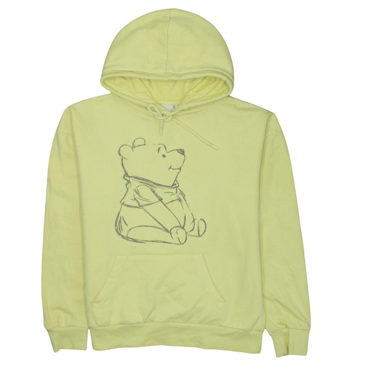 Womens UK Size 2XS Primark Yellow Pullover Hoodie