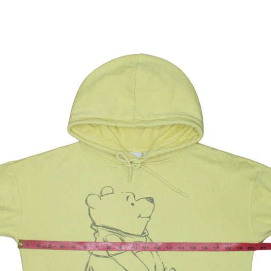 Womens UK Size 2XS Primark Yellow Pullover Hoodie