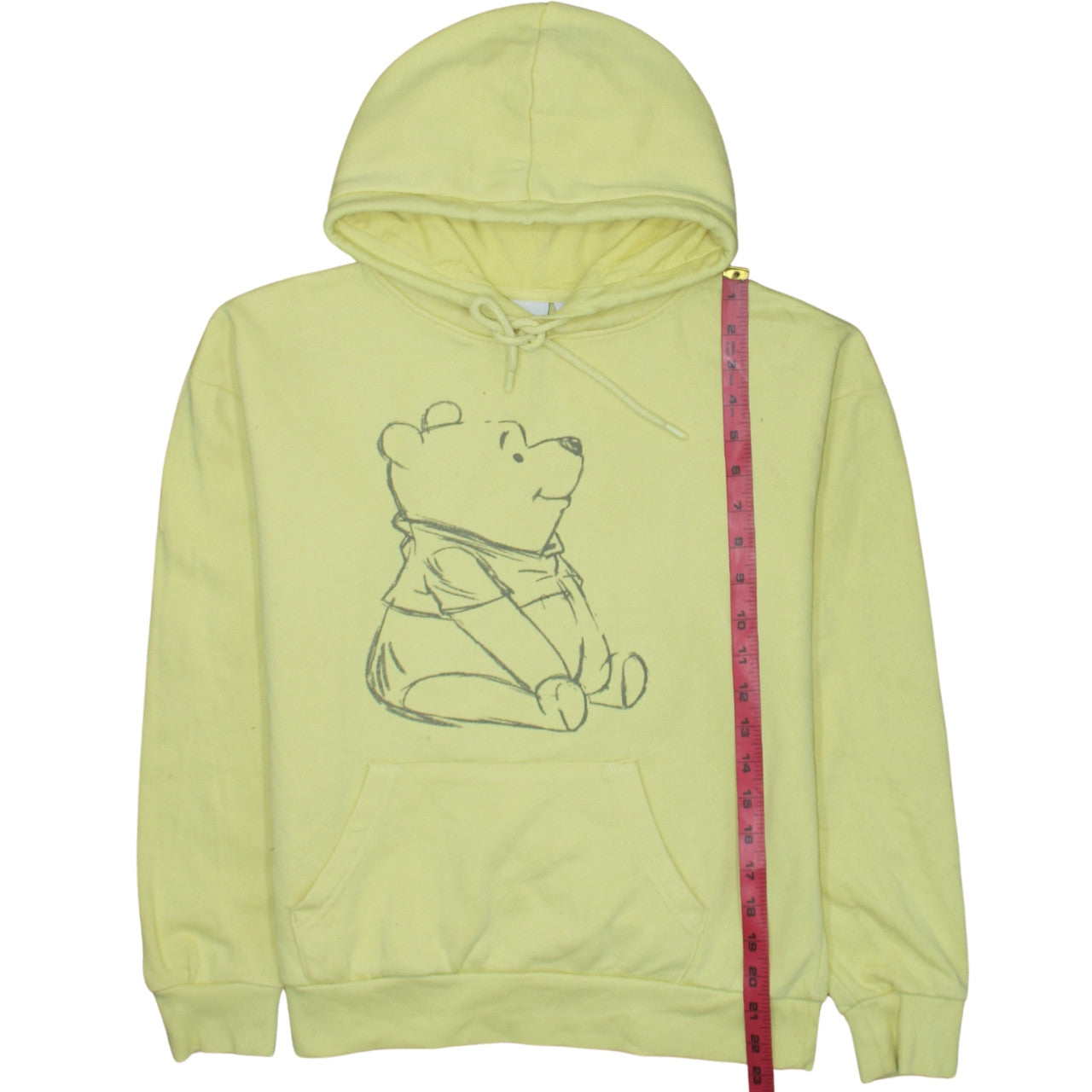 Womens UK Size 2XS Primark Yellow Pullover Hoodie