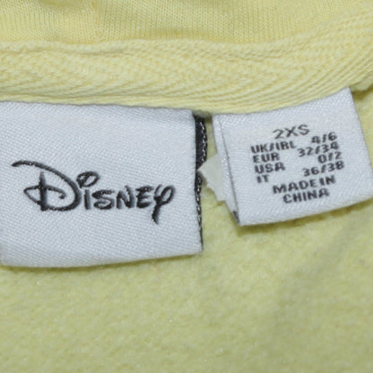 Womens UK Size 2XS Primark Yellow Pullover Hoodie
