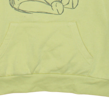 Womens UK Size 2XS Primark Yellow Pullover Hoodie