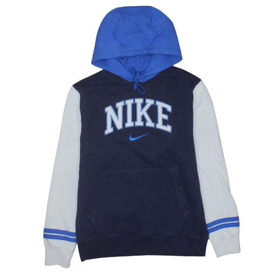 Mens UK Size S Nike Blue Pullover Hoodie