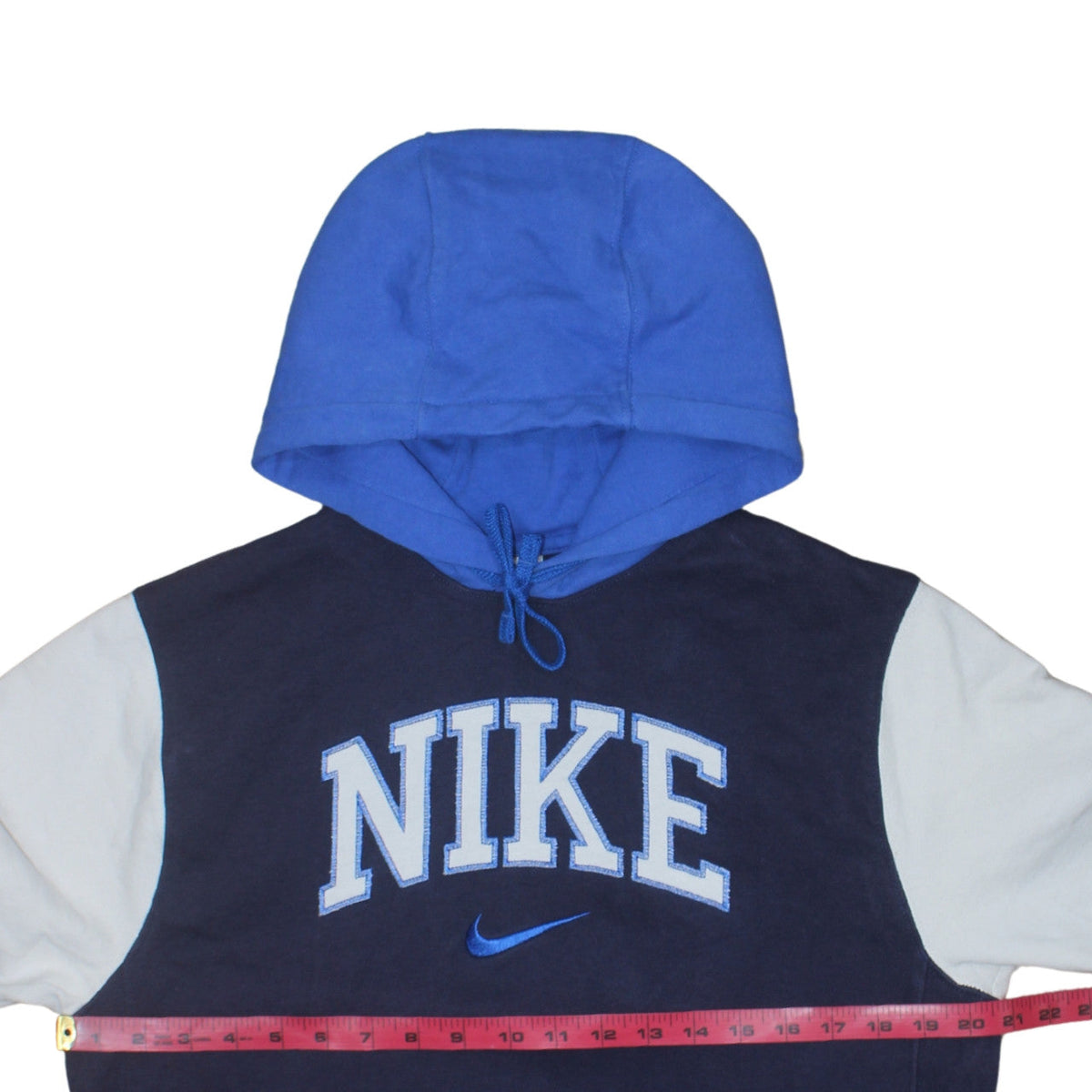 Mens UK Size S Nike Blue Pullover Hoodie