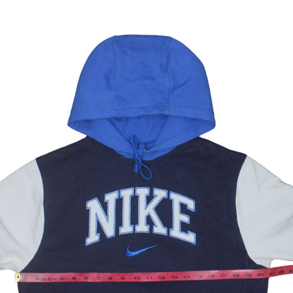 Mens UK Size S Nike Blue Pullover Hoodie