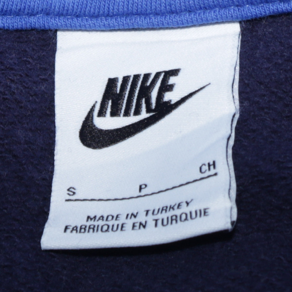 Mens UK Size S Nike Blue Pullover Hoodie