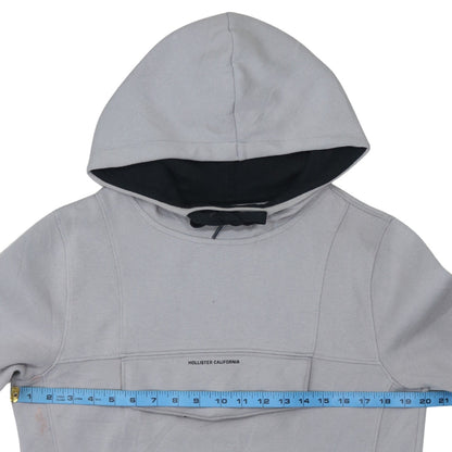 Mens UK Size XS Hollister Grey Pullover Hoodie