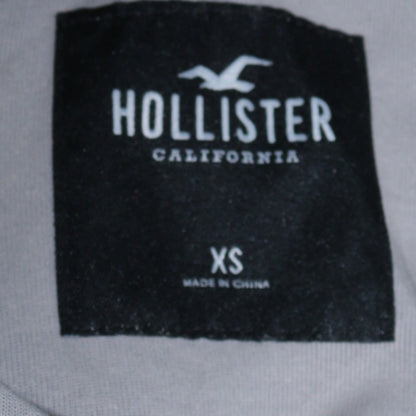 Mens UK Size XS Hollister Grey Pullover Hoodie
