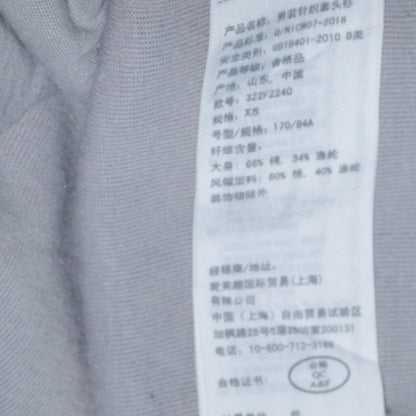 Mens UK Size XS Hollister Grey Pullover Hoodie