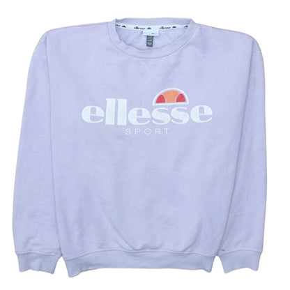 Womens UK Size 12 ellesse Purple Pullover Sweatshirt