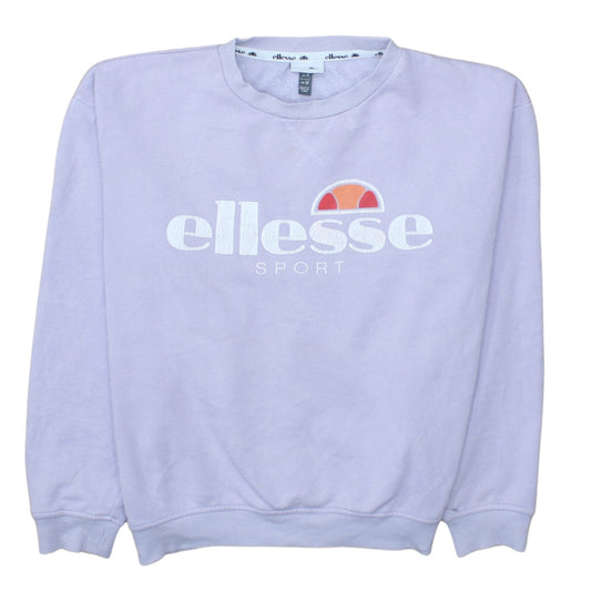 Womens UK Size 12 ellesse Purple Pullover Sweatshirt