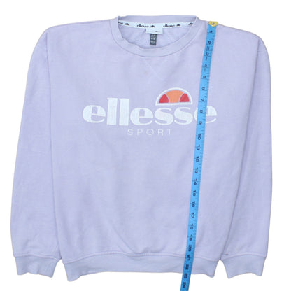 Womens UK Size 12 ellesse Purple Pullover Sweatshirt