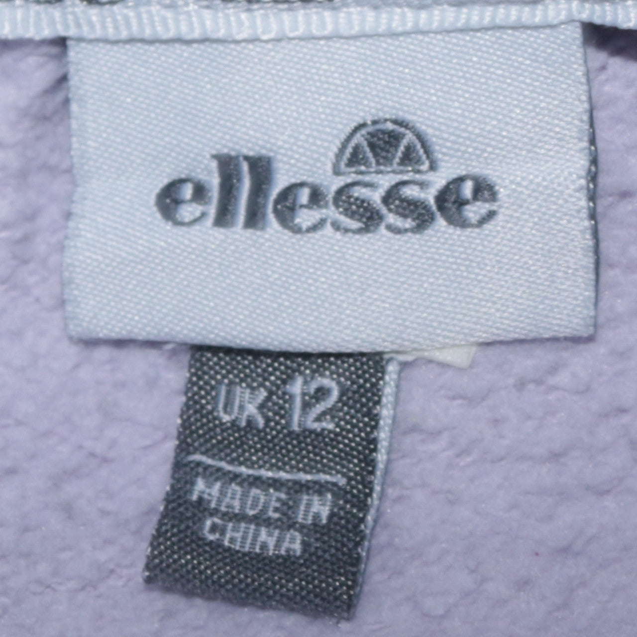 Womens UK Size 12 ellesse Purple Pullover Sweatshirt
