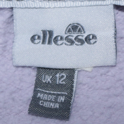 Womens UK Size 12 ellesse Purple Pullover Sweatshirt