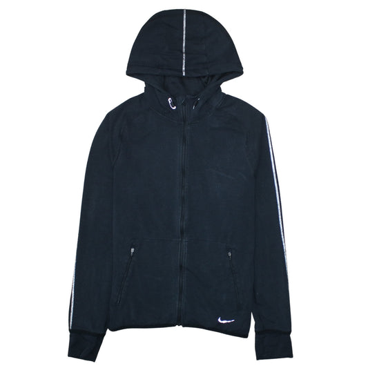 Mens UK Size M Nike Black Full Zip Hoodie