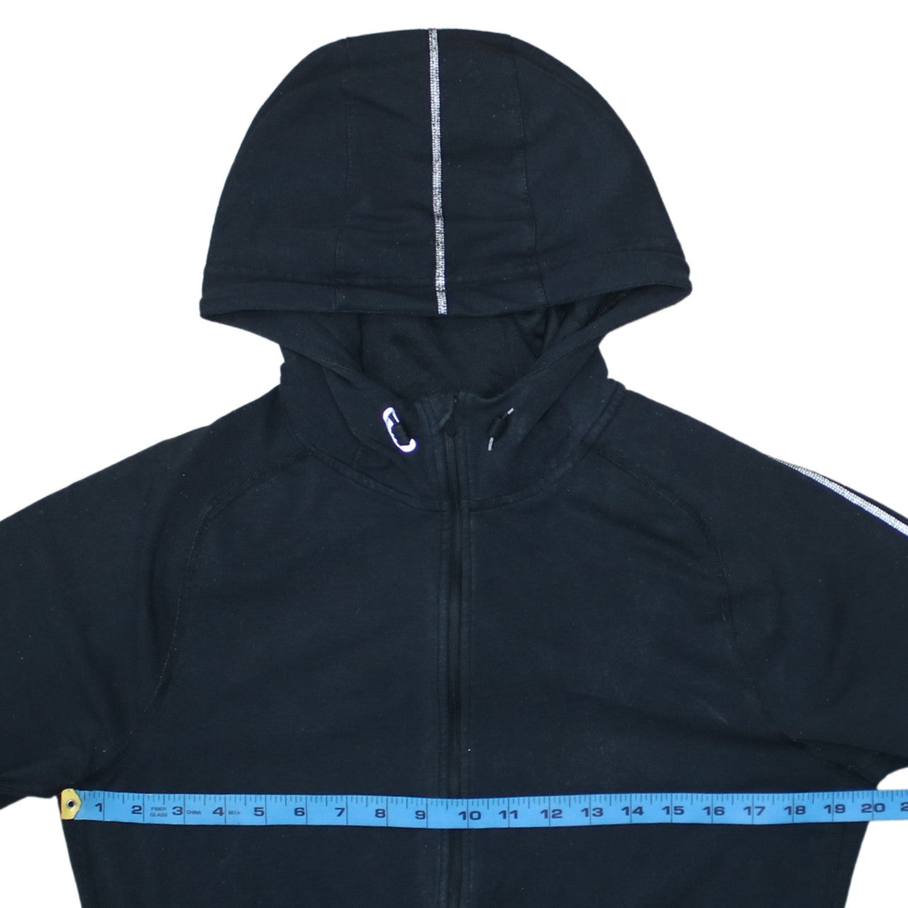 Mens UK Size M Nike Black Full Zip Hoodie