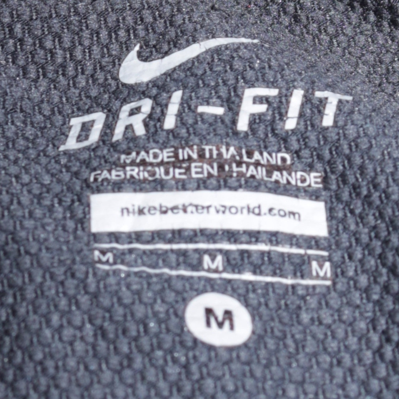 Mens UK Size M Nike Black Full Zip Hoodie