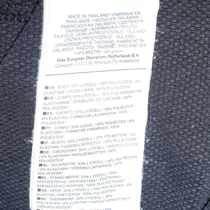 Mens UK Size M Nike Black Full Zip Hoodie