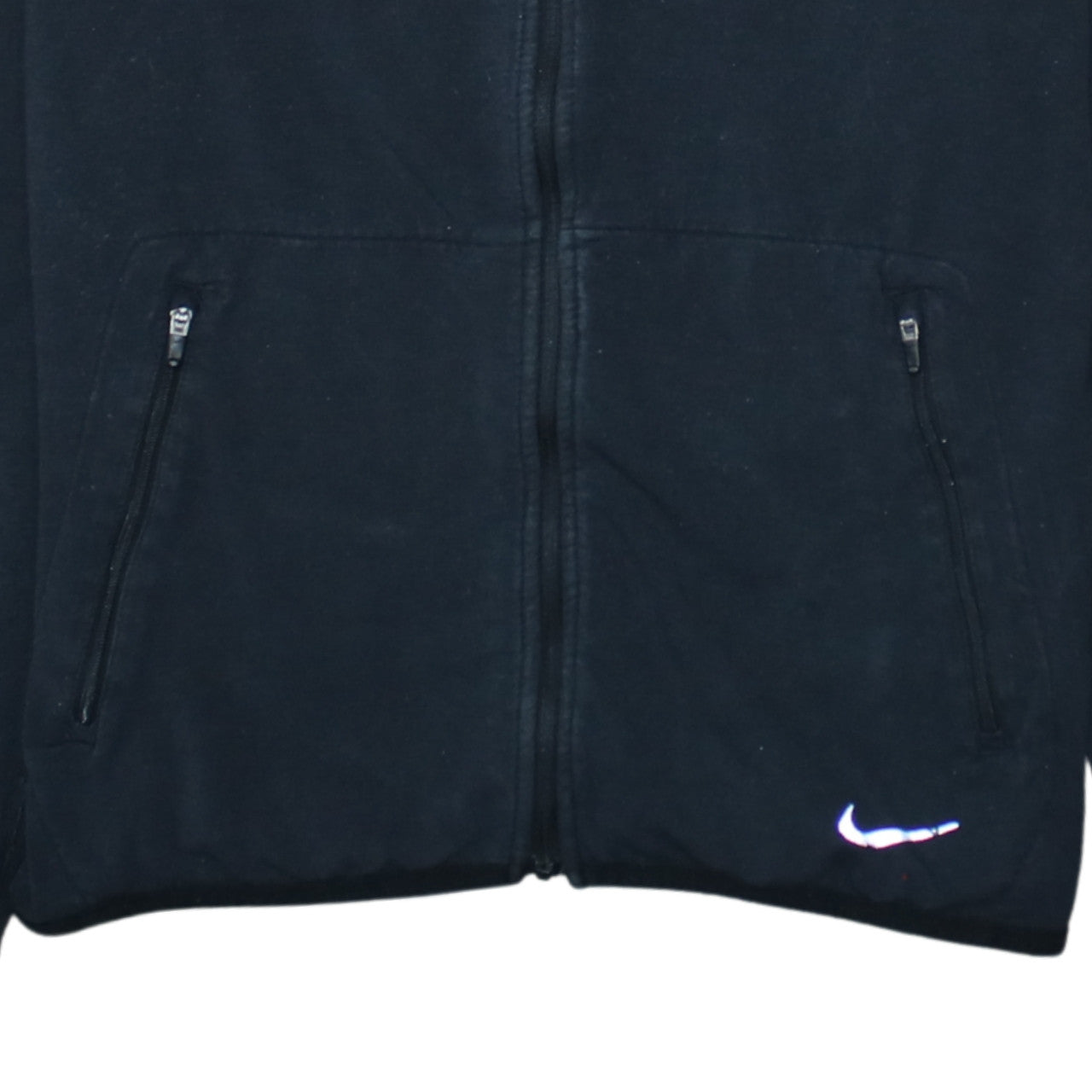 Mens UK Size M Nike Black Full Zip Hoodie