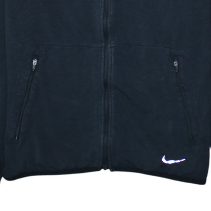 Mens UK Size M Nike Black Full Zip Hoodie