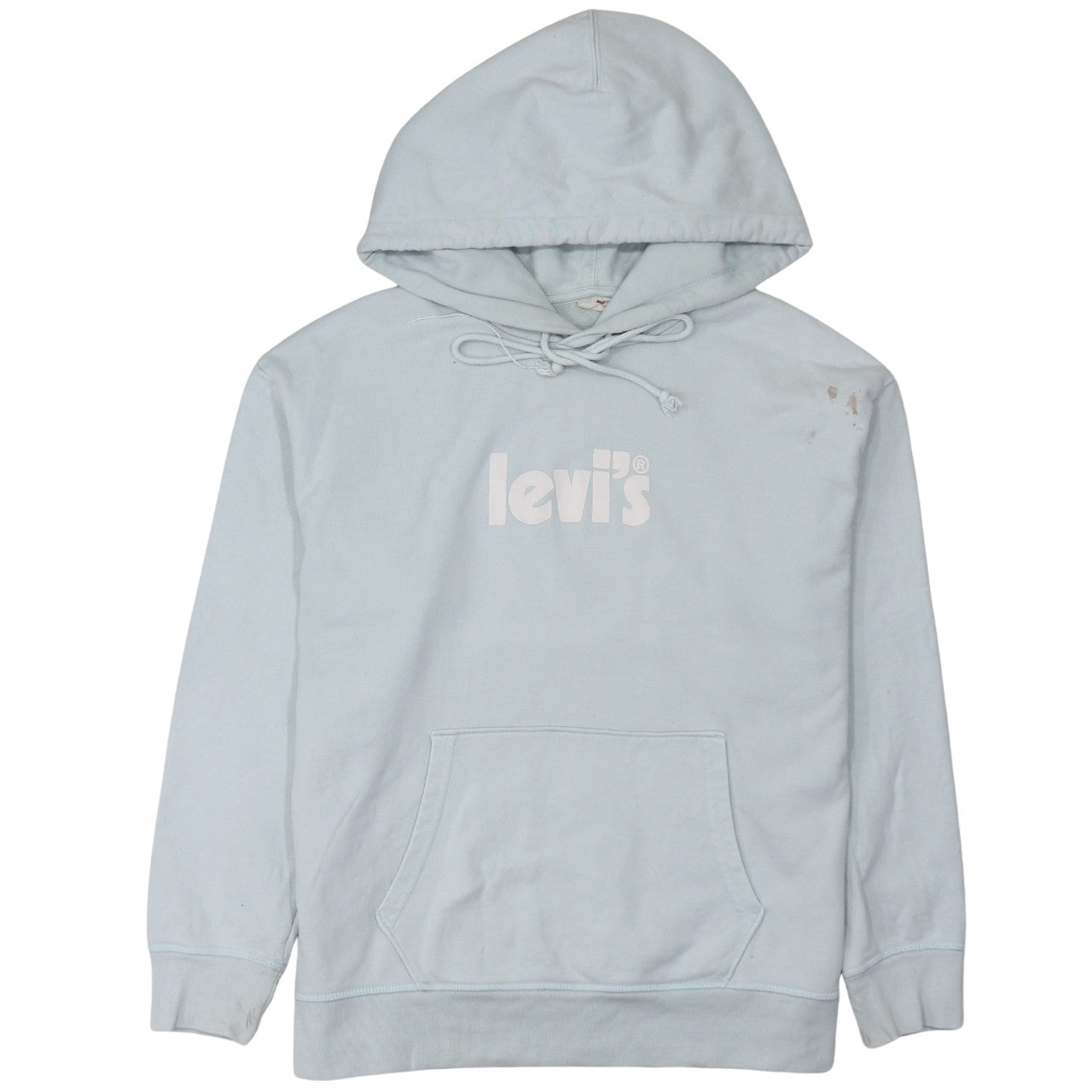 Mens UK Size M Levi's Blue Pullover Hoodie