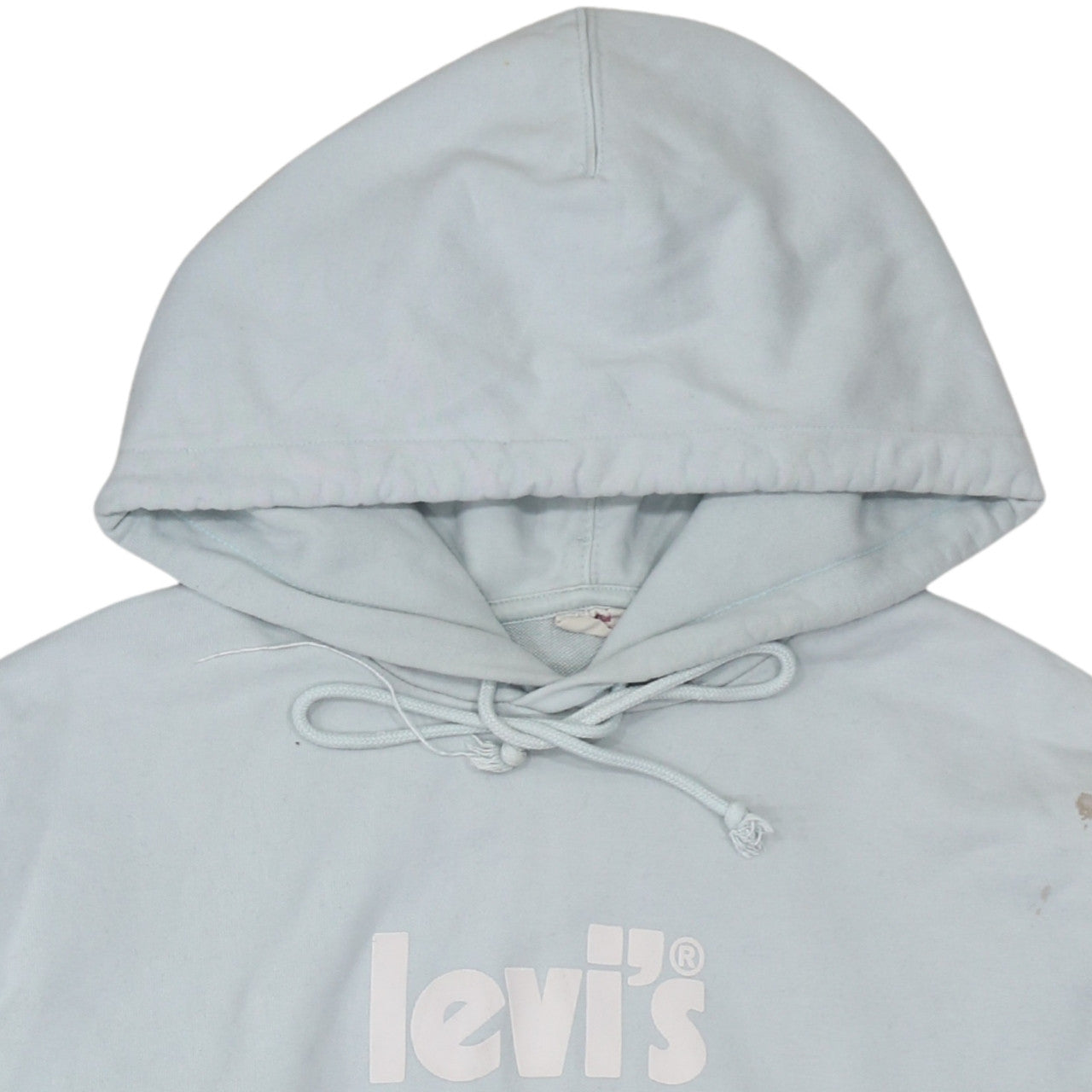 Mens UK Size M Levi's Blue Pullover Hoodie