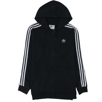 Mens UK Size M adidas Black Full Zip Hoodie