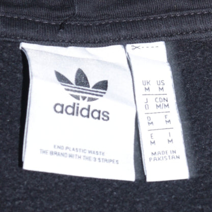 Mens UK Size M adidas Black Full Zip Hoodie