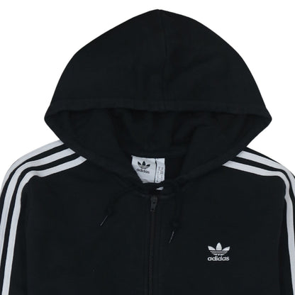 Mens UK Size M adidas Black Full Zip Hoodie