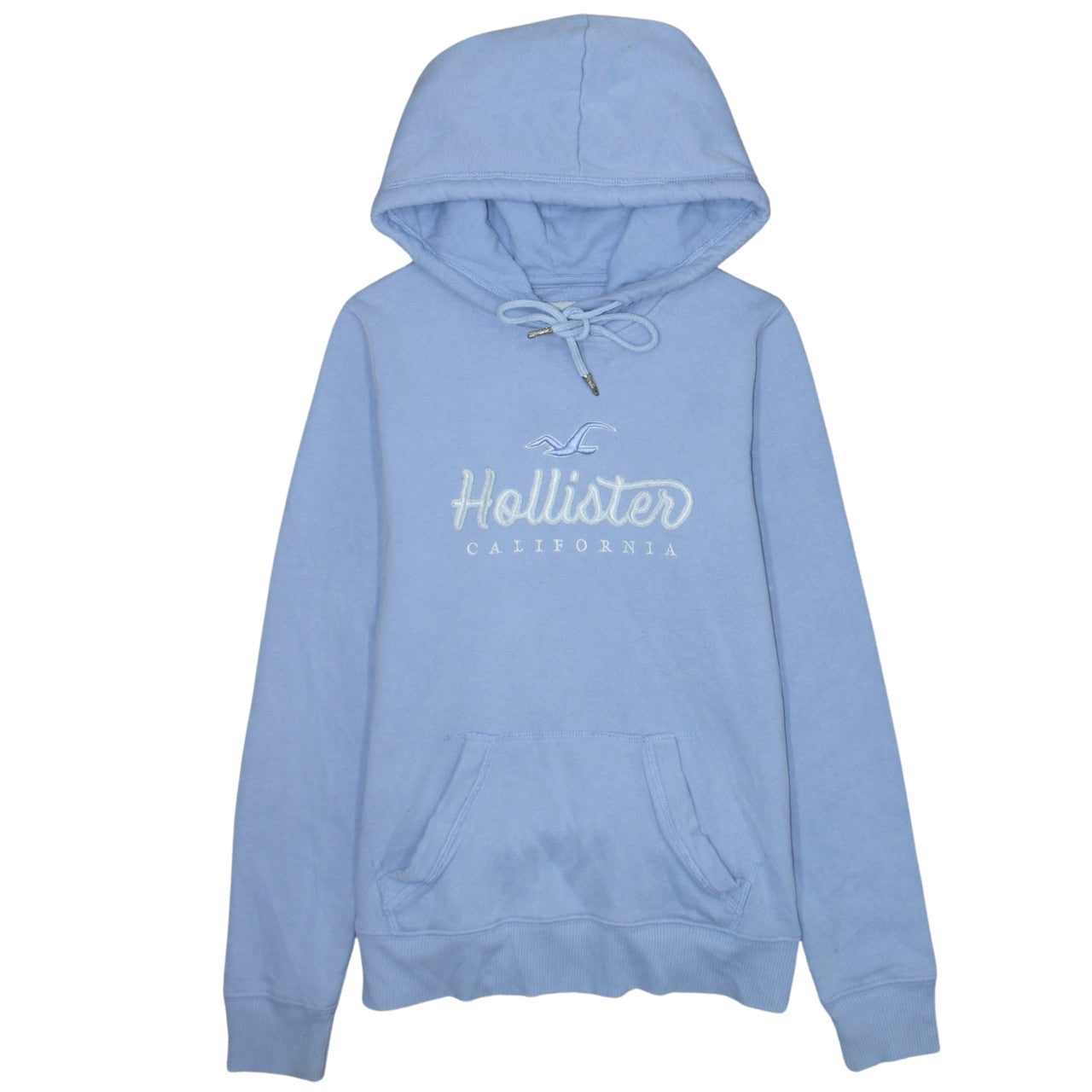 Womens UK Size XS Hollister Blue Pullover Hoodie