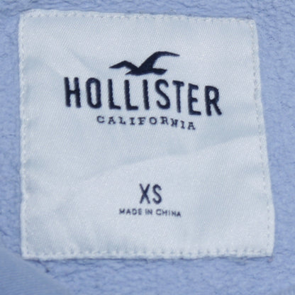 Womens UK Size XS Hollister Blue Pullover Hoodie