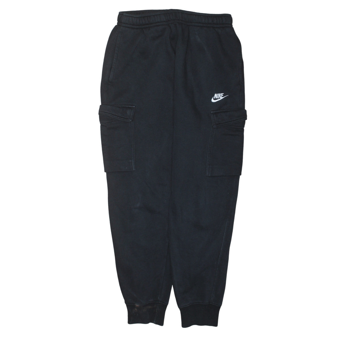 Mens UK Size S Nike Regular Fit Jogger Black Trousers