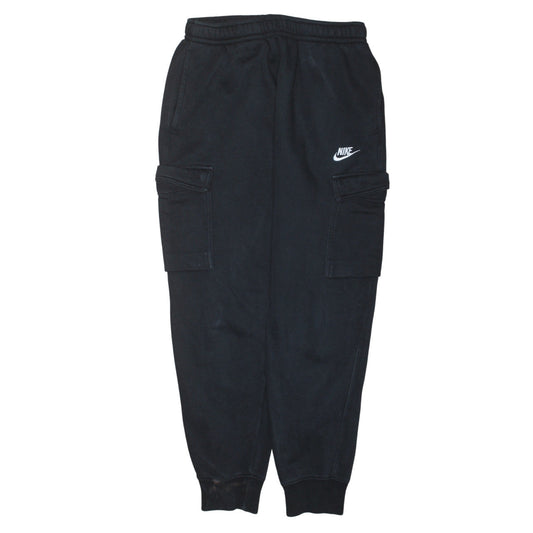 Mens UK Size S Nike Regular Fit Jogger Black Trousers