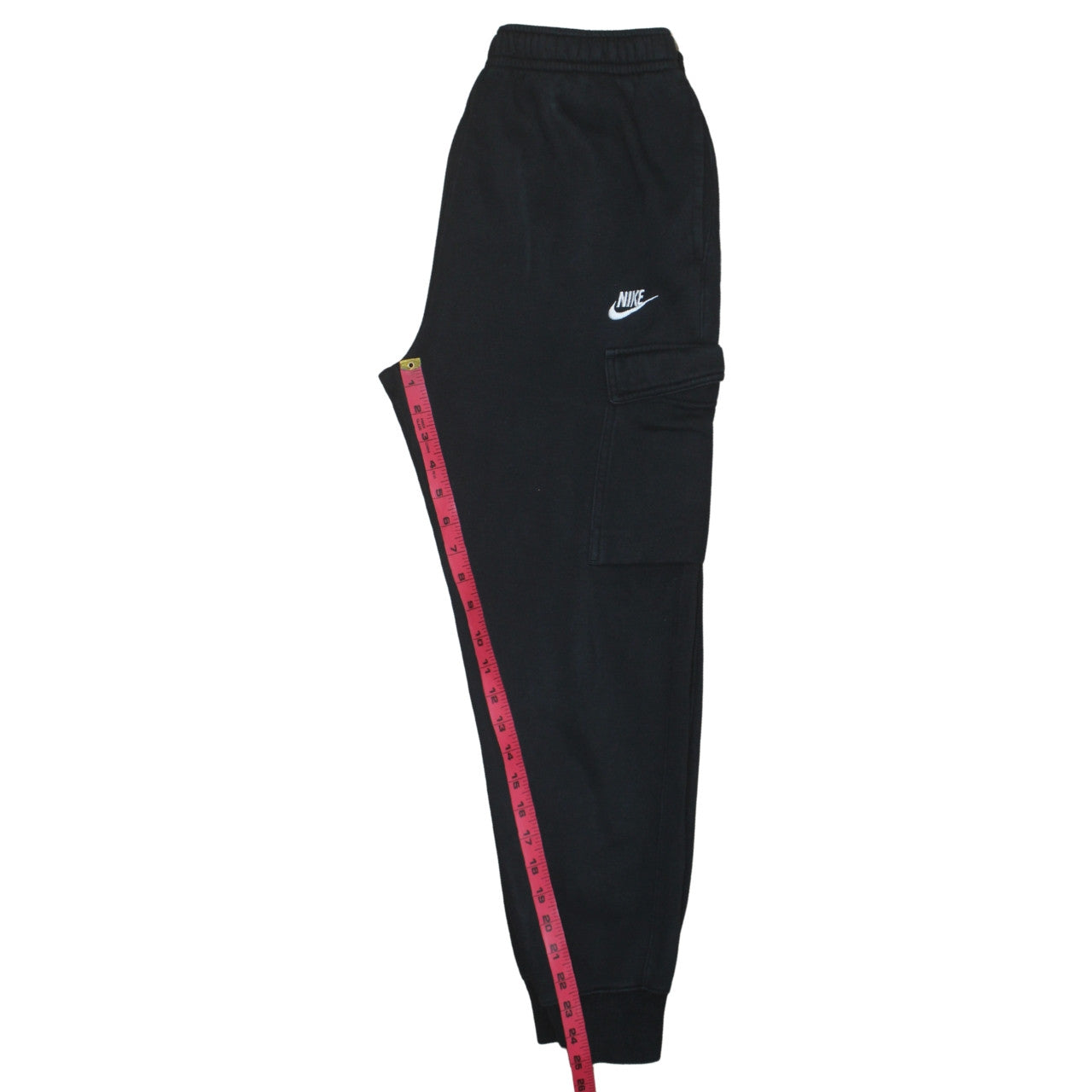 Mens UK Size S Nike Regular Fit Jogger Black Trousers