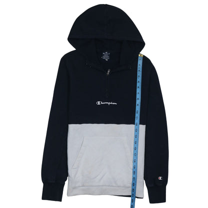 Mens UK Size S Champion Multicoloured 1/4 Zip Hoodie