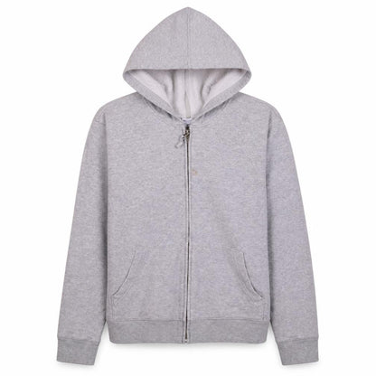 Gap Men's Grey Full Zip Hoodie XL Fleece Cotton Blend
