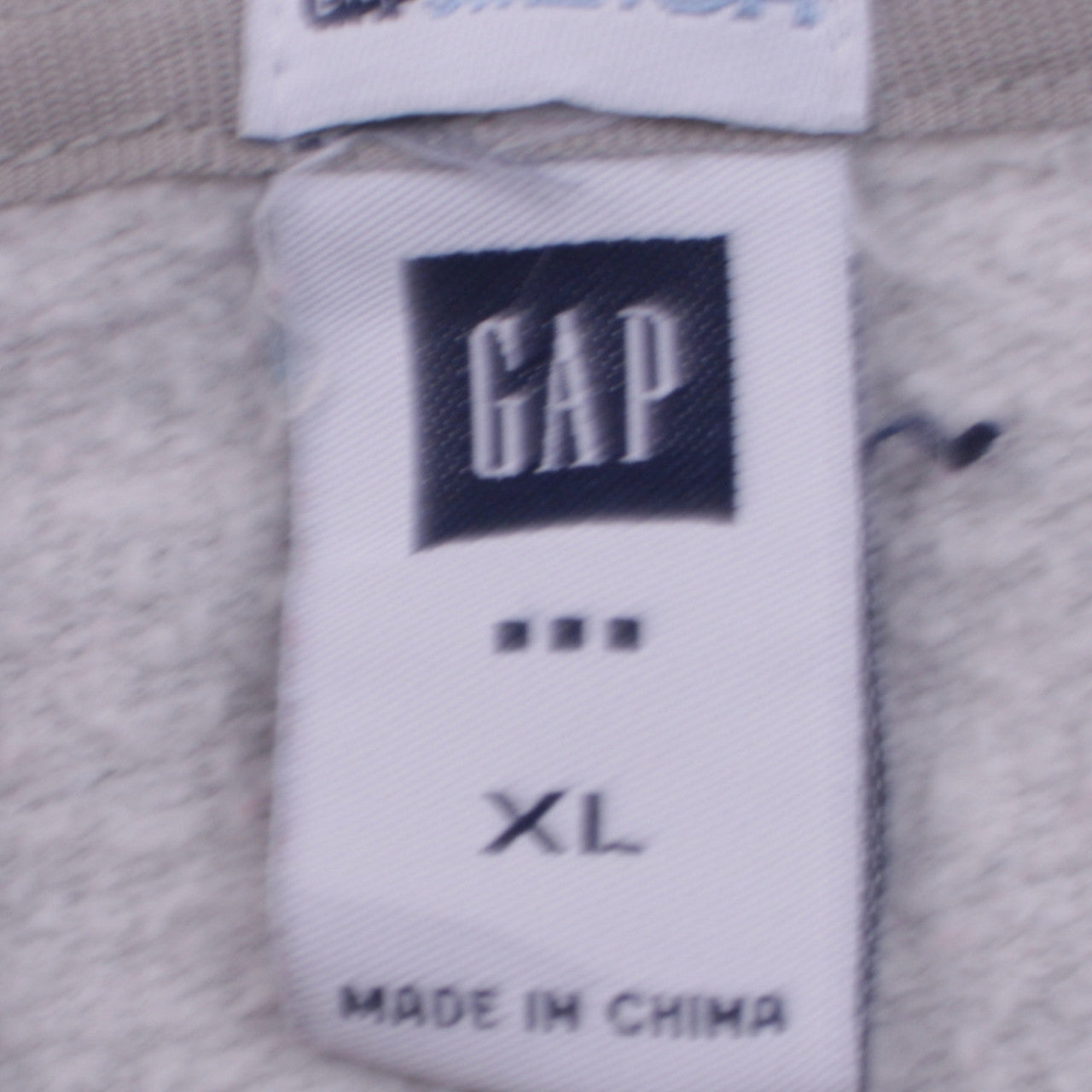Mens UK Size XL Gap Grey Full Zip Hoodie