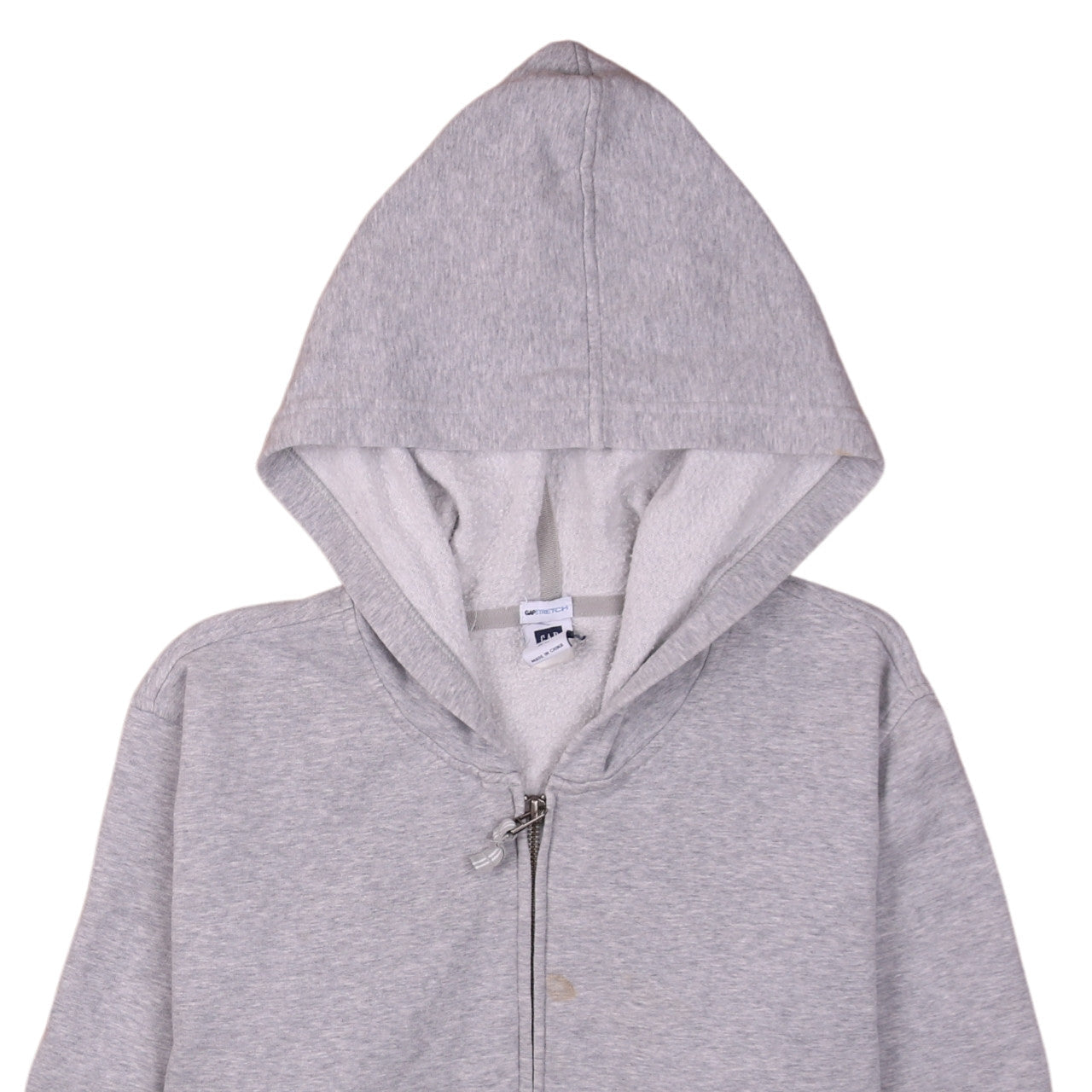 Mens UK Size XL Gap Grey Full Zip Hoodie
