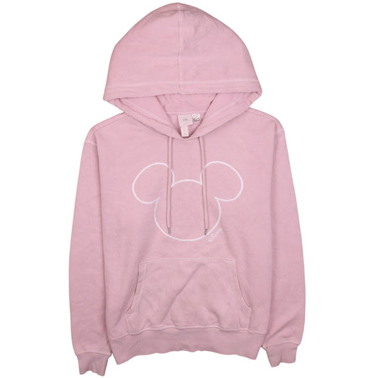 Womens UK Size S H&M Pink Pullover Hoodie