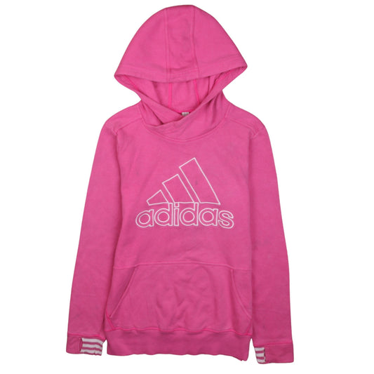 Womens UK Size S adidas Pink Pullover Hoodie