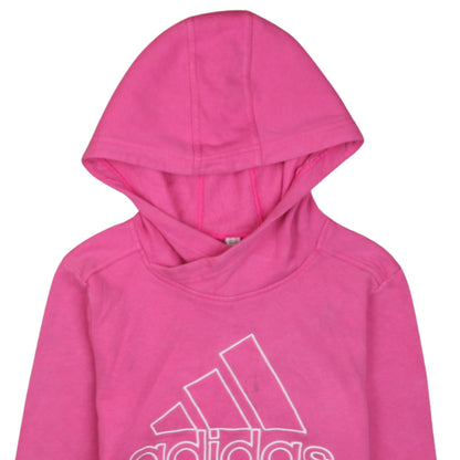 Womens UK Size S adidas Pink Pullover Hoodie