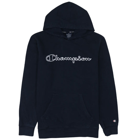Mens UK Size M Champion Blue Pullover Hoodie