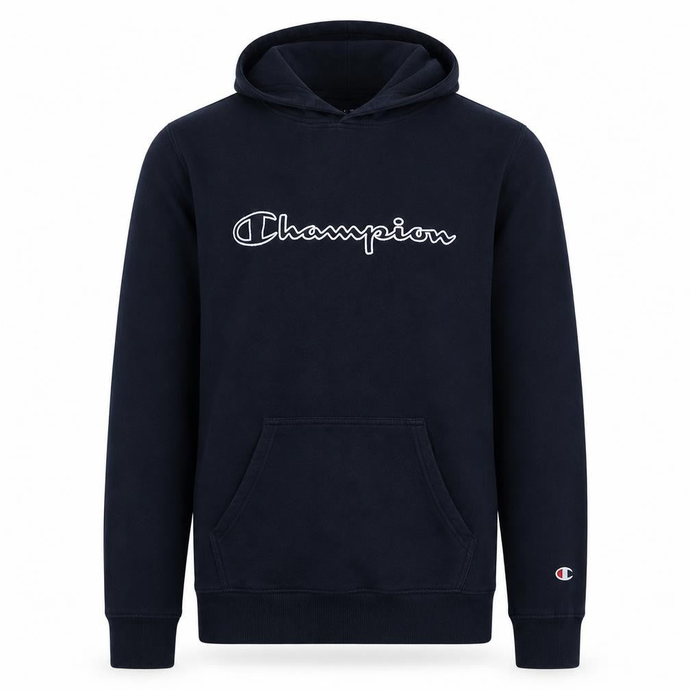 Mens UK Size M Champion Blue Pullover Hoodie