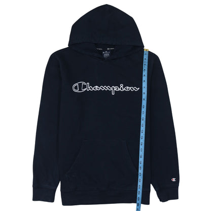 Mens UK Size M Champion Blue Pullover Hoodie