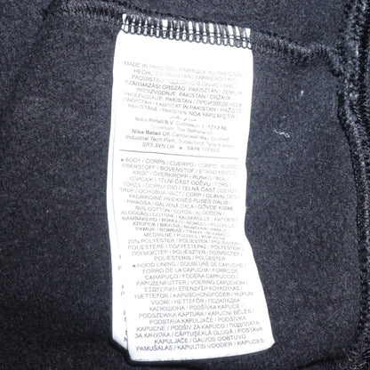 Mens UK Size M Nike Black Pullover Hoodie