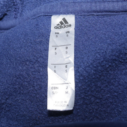 Mens UK Size S adidas Blue Pullover Hoodie