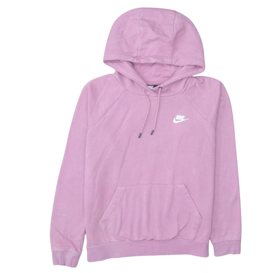 Womens UK Size S Nike Pink Pullover Hoodie