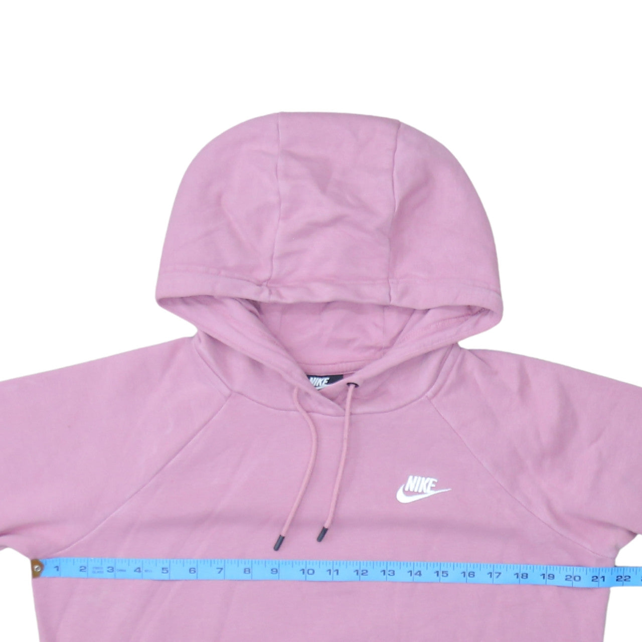 Womens UK Size S Nike Pink Pullover Hoodie