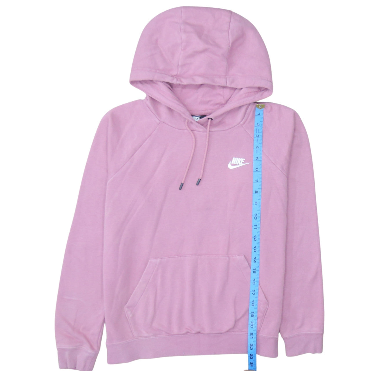 Womens UK Size S Nike Pink Pullover Hoodie