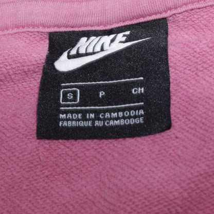 Womens UK Size S Nike Pink Pullover Hoodie