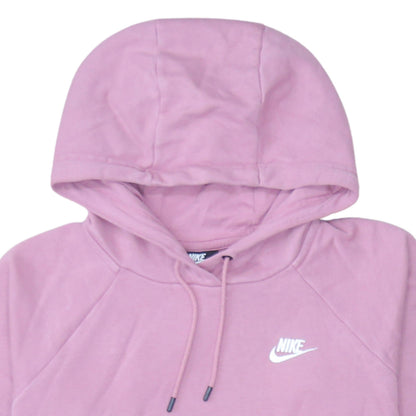 Womens UK Size S Nike Pink Pullover Hoodie